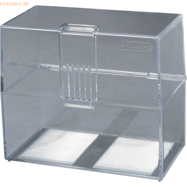 4 x Herlitz Karteikasten Profiline A7 quer transparent 4 x Herlitz Karteikasten Profiline A7 quer transparent von Herlitz