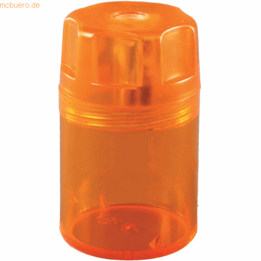 4 x Herlitz Spitzdose rund farbig sortiert von Herlitz