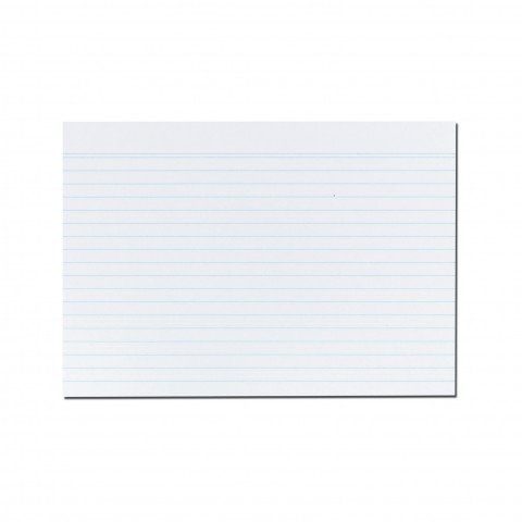 400 herlitz Karteikarten Din A5 weiß liniert (4x 100 Stück) von Herlitz