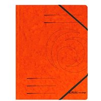 5 herlitz Eckspanner easy orga DIN A4 orange von Herlitz