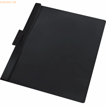 5 x Herlitz Cliphefter A4 bis 30 Blatt schwarz von Herlitz