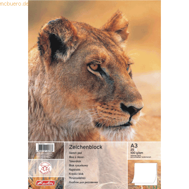 5 x Herlitz Zeichenblock A3 25 Blatt 5 x Herlitz Zeichenblock A3 25 Blatt von Herlitz