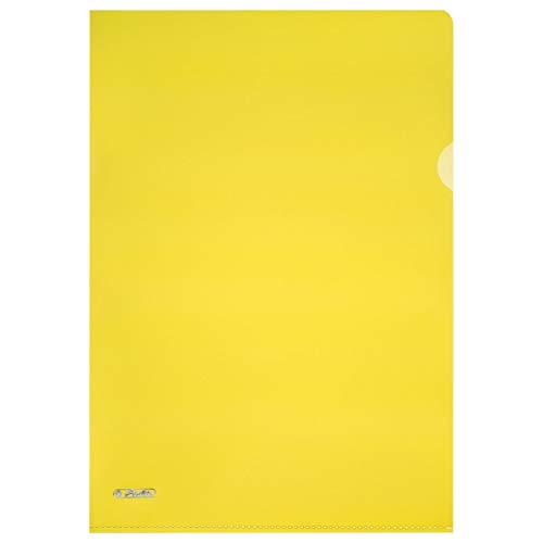 Herlitz 50009121 Aktenhülle A4 Pyramide, gelb, 10 Stück im Polybeutel Herlitz 50009121 Aktenhülle A4 Pyramide, gelb, 10 Stück im Polybeutel von Herlitz