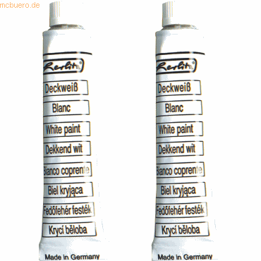 6 x Herlitz Deckweiß 7,5ml VE=2 Stück 6 x Herlitz Deckweiß 7,5ml VE=2 Stück von Herlitz
