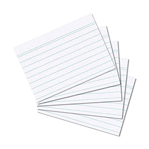 Herlitz Karteikarten, 170 g, A8, liniert, Weiß, 12 Packungen mit je 100 Stück Herlitz Karteikarten, 170 g, A8, liniert, Weiß, 12 Packungen mit je 100 Stück von Herlitz