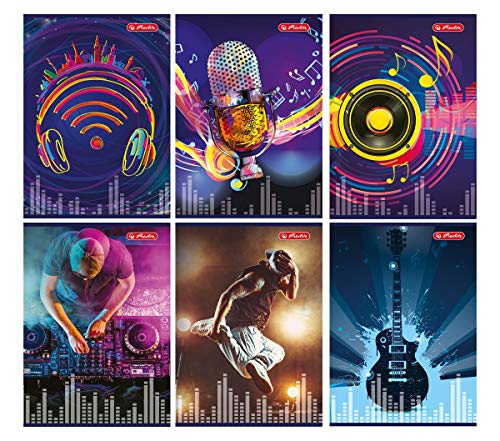 Heft A4, 60 Blatt, Music Heft A4, 60 Blatt, Music von Herlitz