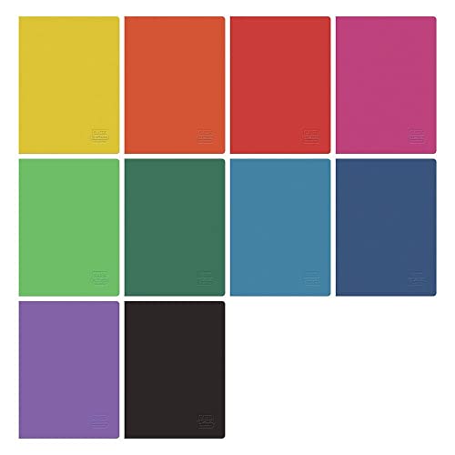 Herlitz® Schulheft A4 kariert 96 Artikelkarten | Softcover | Brulion Notizblock Skizzenbuch | Zum Schreiben der Kalligraphie Schule Studienschüler | Rainbow Classic Collection von Herlitz