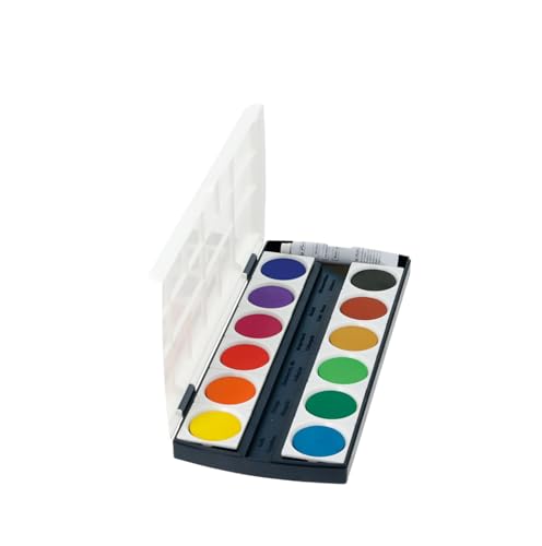 Herlitz 10116655 Schulmalfarben bzw. Deckfarbkasten, 12 Farben inklusive Deckweiß Herlitz 10116655 Schulmalfarben bzw. Deckfarbkasten, 12 Farben inklusive Deckweiß von Herlitz