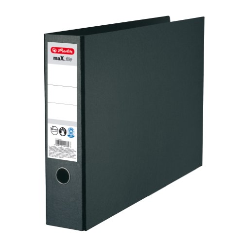 Herlitz 10397073 Ordner maX.file Hartpappe A3quer, 7,5cm, Farbe schwarz Herlitz 10397073 Ordner maX.file Hartpappe A3quer, 7,5cm, Farbe schwarz von Herlitz
