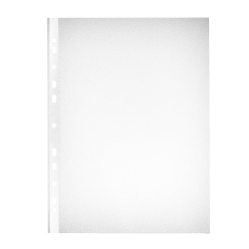 Herlitz 10468577 Prospekthülle A4 Standard glasklar 50er Packung, PP, 0,050 mm transparent von Herlitz