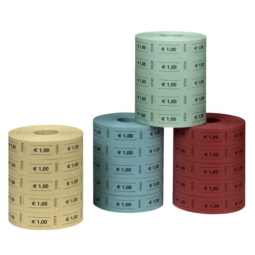 Herlitz 10733368 - Wertmarke 1 Euro 5x1000 Abrisse, farblich sortiert Herlitz 10733368 - Wertmarke 1 Euro 5x1000 Abrisse, farblich sortiert von Herlitz
