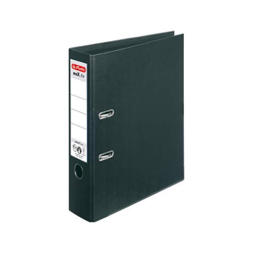 Herlitz Ordner Chromocolour/10834315 schwarz von Herlitz