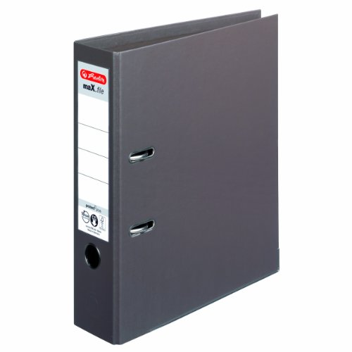 Herlitz 10834463 Ordner maX.file protect+ (A4, 8 cm) braun von Herlitz