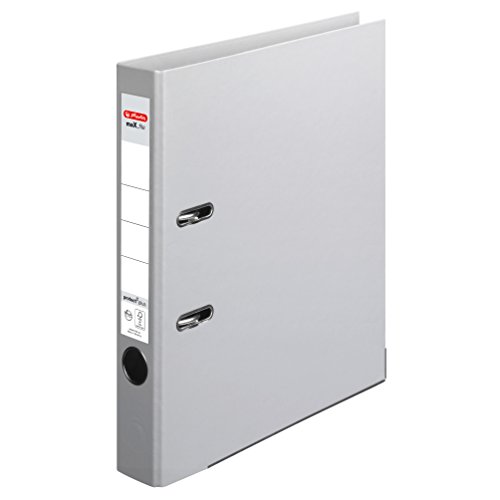 Herlitz Ordner Chromocolor, grau/10834794 von Herlitz