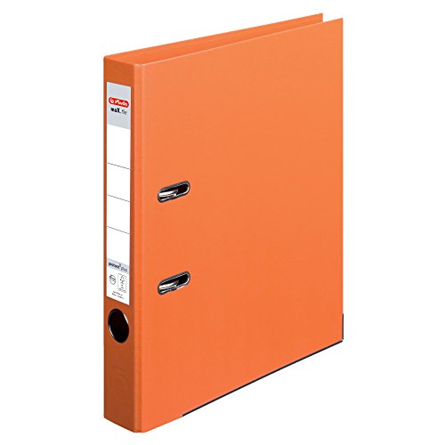 Herlitz Ordner Chromocolor orange/10834869 von Herlitz