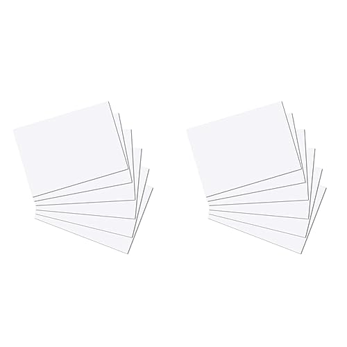 Herlitz 10835809 Karteikarten A4 100 Stück, blanko, weiß und holzfrei (Packung mit 2) von Herlitz