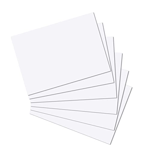 Herlitz 10835809 Karteikarten A4 100 Stück, blanko, weiß und holzfrei von Herlitz