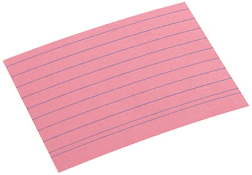 herlitz Karteikarten A8 liniert Rosa, 170g/m² holzfrei, 100 Stück, stabile Karteikarten für Schule, Studium & Büro herlitz Karteikarten A8 liniert Rosa, 170g/m² holzfrei, 100 Stück, stabile Karteikarten für Schule, Studium & Büro von Herlitz