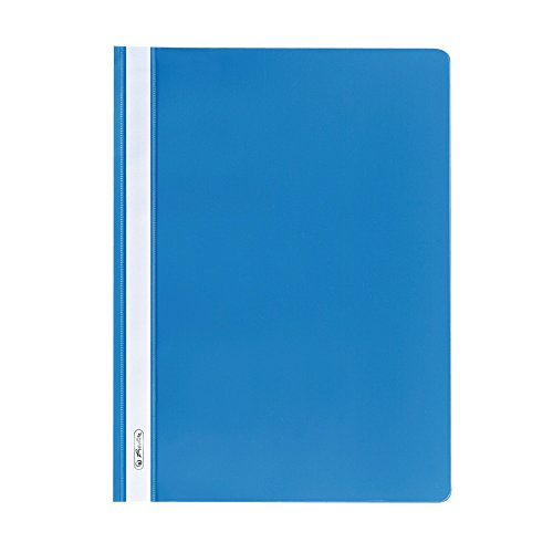 Herlitz Schnellhefter A4, Kunststoff, hellblau, 10 Stück von Herlitz