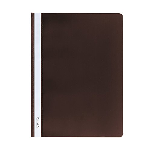 Herlitz Schnellhefter A4, Kunststoff, braun, 10 Stück Herlitz Schnellhefter A4, Kunststoff, braun, 10 Stück von Herlitz