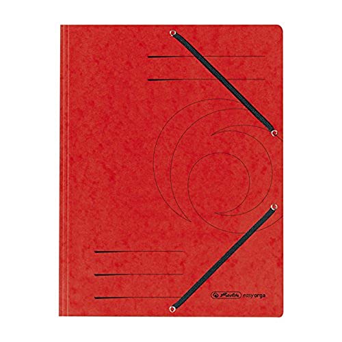 Herlitz 10843902 Einschlagmappe A4 aus Quality-Karton mit Gummizug, rot Herlitz 10843902 Einschlagmappe A4 aus Quality-Karton mit Gummizug, rot von Herlitz