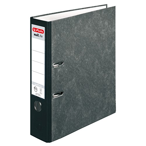 Herlitz 10900256 Ordner maX.file nature pocket, A4, 8 cm, Wolkenmarmorbezug, Einsteckrückenschild, FSC Mix Herlitz 10900256 Ordner maX.file nature pocket, A4, 8 cm, Wolkenmarmorbezug, Einsteckrückenschild, FSC Mix von Herlitz