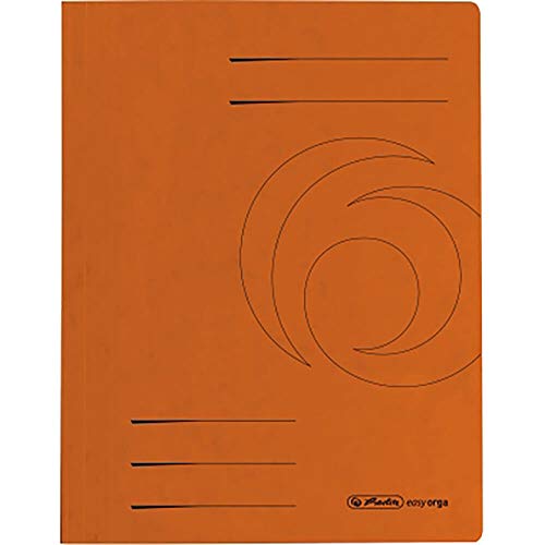 Herlitz 10902922 Schnellhefter A4 aus Colorspankarton in orange von Herlitz