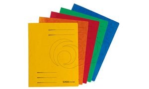 Herlitz 10902971 Cardboard Blue, Green, Orange, Red, Yellow Folder – Folders (Cardboard, Blue, Green, Orange, Red, Yellow, A4, Portrait) von Herlitz