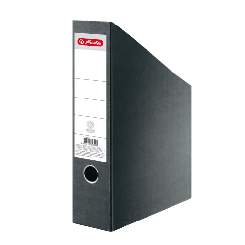 Herlitz 11001963 Stehsammler A4-C4 Hartpappe 7,5cm, grau genietet (1, A4/C4) von Herlitz