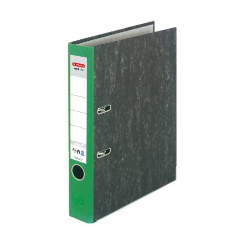 Herlitz 11012390 Ordner maX.file nature A4 5cm grün, Wolkenmarmorbezug/Papier grau, 5er Packung Herlitz 11012390 Ordner maX.file nature A4 5cm grün, Wolkenmarmorbezug/Papier grau, 5er Packung von Herlitz