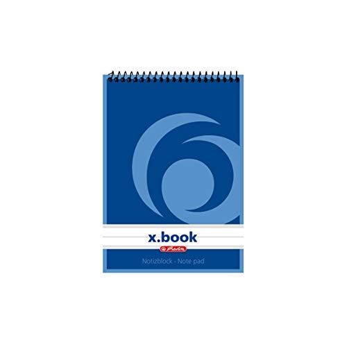 Herlitz Spiral-Notizblock x.book A6, liniert, 50 Blatt, nicht gelocht, 10 Stück Herlitz Spiral-Notizblock x.book A6, liniert, 50 Blatt, nicht gelocht, 10 Stück von Herlitz