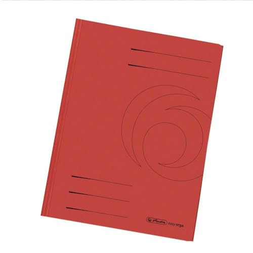 Herlitz 11076445 Einschlagmappe A4 recycling intensiv rot, Manilakarton, 320 g/qm 10er Packung Herlitz 11076445 Einschlagmappe A4 recycling intensiv rot, Manilakarton, 320 g/qm 10er Packung von Herlitz