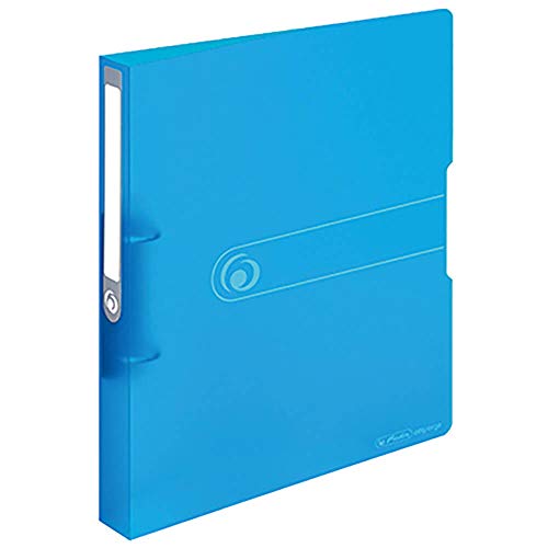 Herlitz 11205762 Ringbuch A4, PP, 2-Ring-Kombi-Mechanik, Transparent Blau, 3,8 cm Rücken, 25 mm Füllhöhe Herlitz 11205762 Ringbuch A4, PP, 2-Ring-Kombi-Mechanik, Transparent Blau, 3,8 cm Rücken, 25 mm Füllhöhe von Herlitz