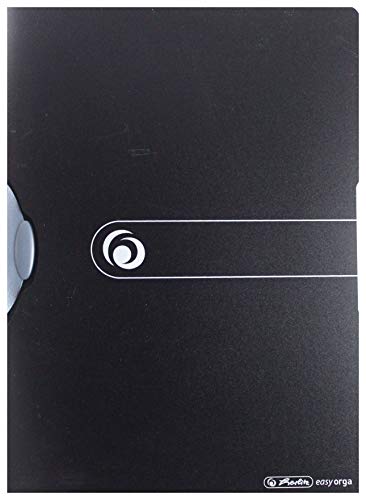 Herlitz 11217189 Polypropylen (PP) schwarz Datei – Dateien (Polypropylen (PP), schwarz, A4, 30 Blatt) von Herlitz