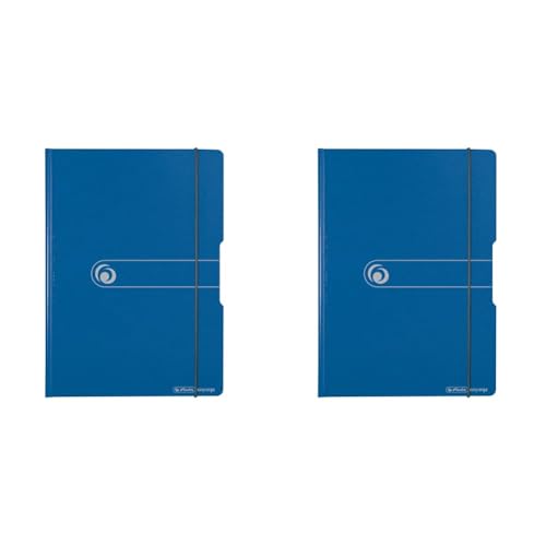 Herlitz 11217213 Klemmbrettmappe PF A4 blau (Packung mit 2) von Herlitz