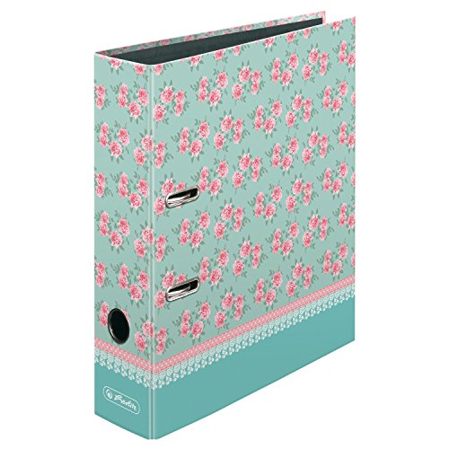 Herlitz 11233020 Ordner A4 Ladylike Roses maX.file, 8 cm (1 Ordner, Ladylike Roses) von Herlitz