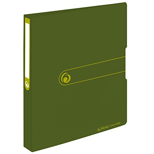Herlitz 11282597 Recycling-Ringbuch, A4, 2 Ring-Kombi-Mechanik, 3,8 cm Rücken, Füllhöhe 25 mm, dunkelgrün Herlitz 11282597 Recycling-Ringbuch, A4, 2 Ring-Kombi-Mechanik, 3,8 cm Rücken, Füllhöhe 25 mm, dunkelgrün von Herlitz