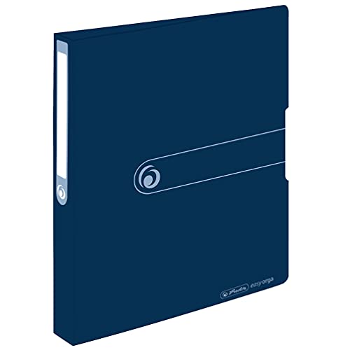 Herlitz 11282605 Recycling-Ringbuch A4, 2-Ring-Kombi-Mechanik, 3,8 cm Rückenfüllhöhe 25 mm, dunkelblau Herlitz 11282605 Recycling-Ringbuch A4, 2-Ring-Kombi-Mechanik, 3,8 cm Rückenfüllhöhe 25 mm, dunkelblau von Herlitz