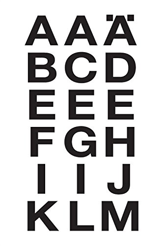 Herlitz 11296514 Etiketten Buchstaben groß, 2 Bogen 18 Stück, selbstklebend, schwarz/weiß Herlitz 11296514 Etiketten Buchstaben groß, 2 Bogen 18 Stück, selbstklebend, schwarz/weiß von Herlitz