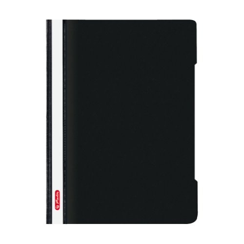 Herlitz Schnellhefter Quality A4, Kunststoff, schwarz, 10 Stück von Herlitz