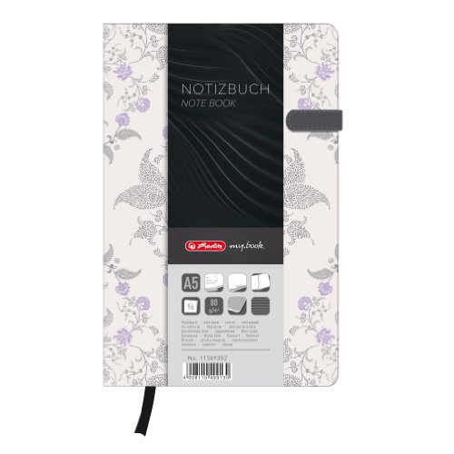 Herlitz 11369352 Notizbuch my.book Lady, Dream Garden, mit Magnetverschluß, A5, 96 Blatt liniert Herlitz 11369352 Notizbuch my.book Lady, Dream Garden, mit Magnetverschluß, A5, 96 Blatt liniert von Herlitz