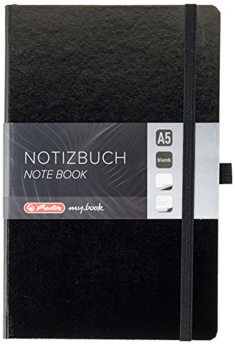 Herlitz 11369790 Notizbuch my.book Classic A5, 96 Blatt, blanko, schwarz Herlitz 11369790 Notizbuch my.book Classic A5, 96 Blatt, blanko, schwarz von Herlitz