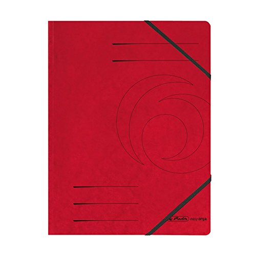 Herlitz 11387172 Eckspanner A4 Colorspan, 355 g/qm 5er Packung, Farbe rot Herlitz 11387172 Eckspanner A4 Colorspan, 355 g/qm 5er Packung, Farbe rot von Herlitz