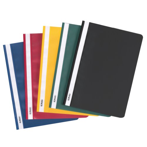 Herlitz Schnellhefter A4, Kunststoff, sortierte Farben, 10 Stück von Herlitz