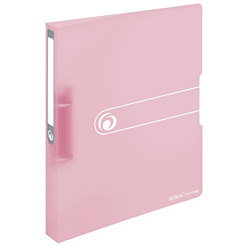 Herlitz 11409026 Ringbuch, A4, 2 Ringe, 25mm, PP-Folie rose, transparent Herlitz 11409026 Ringbuch, A4, 2 Ringe, 25mm, PP-Folie rose, transparent von Herlitz