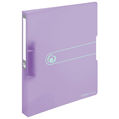 Herlitz 11409034 Ringbuch, A4, 2 Ringe, 25mm, PP-Folie flieder, transparent Herlitz 11409034 Ringbuch, A4, 2 Ringe, 25mm, PP-Folie flieder, transparent von Herlitz