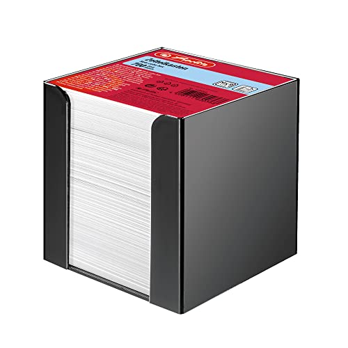 Herlitz 1600360 Zettelkasten 9x9x9cm schwarz 700 Blatt weiß gefüllt Herlitz 1600360 Zettelkasten 9x9x9cm schwarz 700 Blatt weiß gefüllt von Herlitz