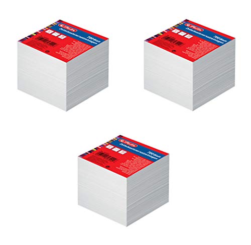 Herlitz 1603000 Zettelkastenersatzeinlage (9 x 9 cm, 700 Blatt, 3x Weiß) von Herlitz