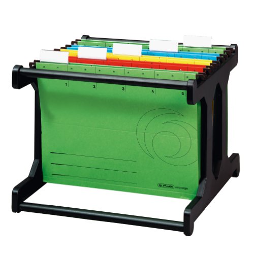 Herlitz 1610385 Hängeregistraturgestell Hängebox A4 schwarz mit 4 farbigen Hängemappen Herlitz 1610385 Hängeregistraturgestell Hängebox A4 schwarz mit 4 farbigen Hängemappen von Herlitz