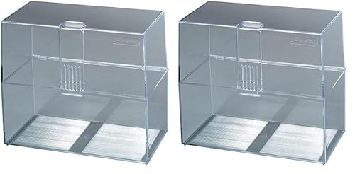 Herlitz 1906023 Karteikasten A6 leer transparent (Packung mit 2) von Herlitz